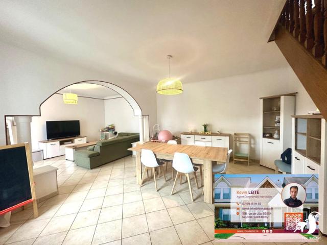 Maison individuelle avec garage et jardin 132m2