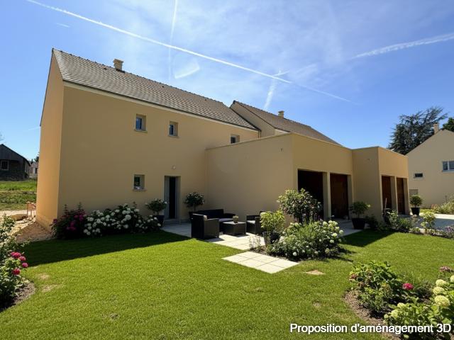 Maison individuelle avec jardin et garage