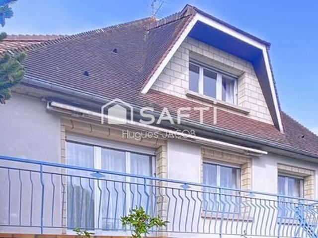Maison individuelle avec sous sol complet, jardin bien exposé et 4 chambres