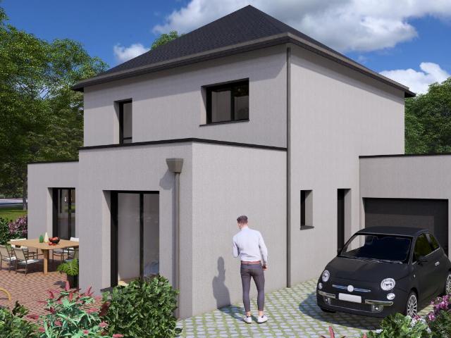 Maison individuelle avec plan personnalisé
