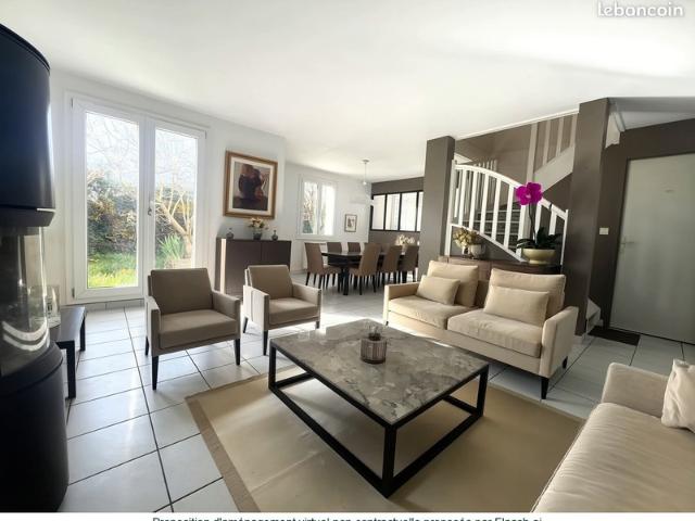 MAISON INDIVIDUELLE COUP DE COEUR À VENDRE – 7 PIÈCES – 138 m² – CENTRE VILLE DE PLAISIR 78