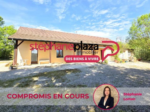 Maison individuelle de plain pied 135m2, Saillenard, terrain 5000m2 et dépendances