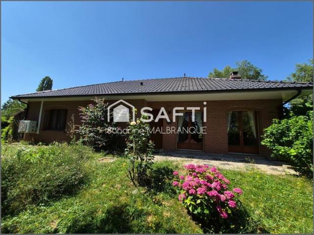 Maison individuelle de plain pied avec sous sol complet