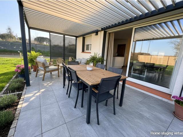 Maison Individuelle de plein pied 3 Chambres avec Jardin et garage