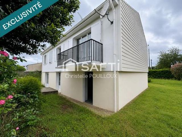 Maison individuelle familiale avec sous sol aménagé et grand garage