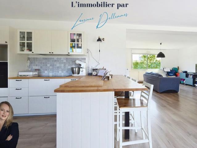 Maison Individuelle Semi Plain Pied 155m2, 5 chambres et 1 bureau, dans le quartier très prisé du Mont des Bruyères, Saint Amand les Eaux 59