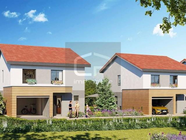 Maison individuelle T5 – 5 pièces – 4 chambres – Jardin – Secteur frontalier Genève – Archamps 74160
