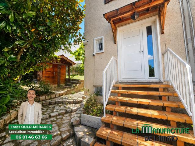 maison individuelle 100,71 m2 140,81 m2 au sol + terrain, garage, cave et panneaux solaires monteynaud le