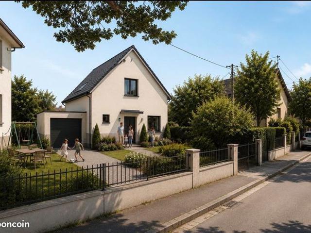 Maison individuelle 100 m² avec jardin, garage et cuisine équipée