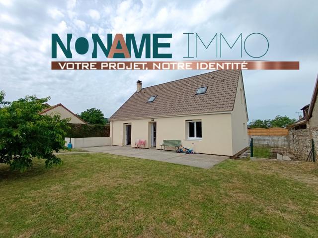 Maison individuelle 115m2, 4 chambres, un bureau, sous sol total et jardin au calme