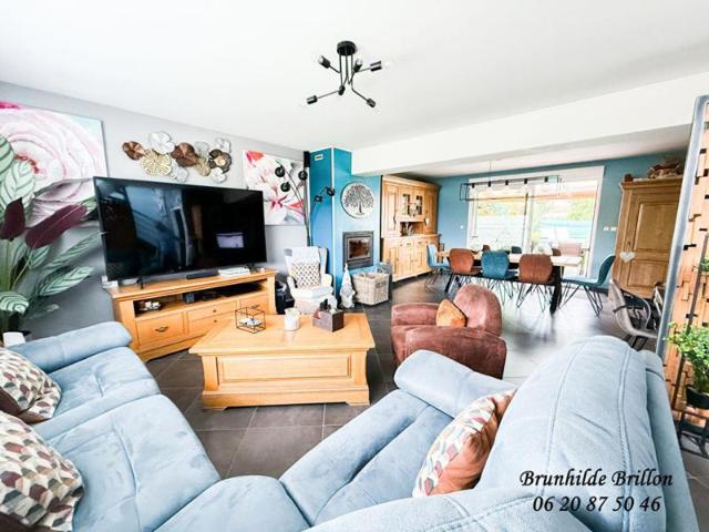 Maison individuelle,128M² au sol, 3 chambres, garage, jardin