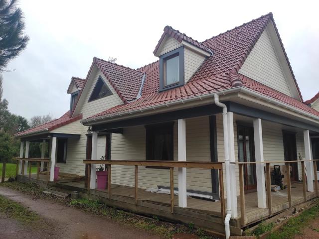 Maison ossature bois avec gïtes