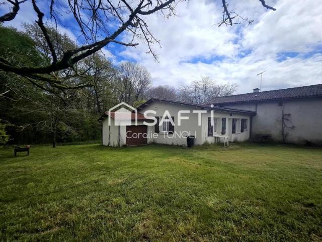 Maison louée + 10 000 m² + potentiel