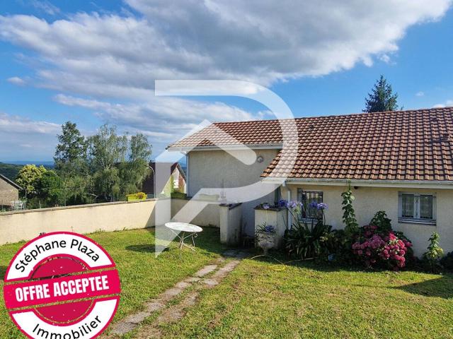 Maison louée de 65 m², avec garage de 36 m² sur un terrain de
