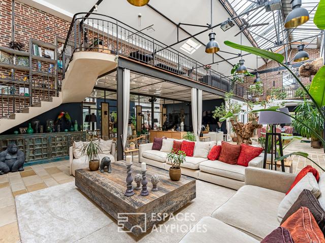 Maison loft d'exception avec terrasse plein ciel, quartier Bécon