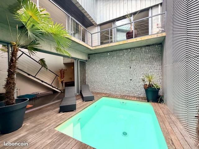 Maison Loft, garage, piscine, terrasse Tram A, Bordeaux, Hôtel de Police/Gaviniès