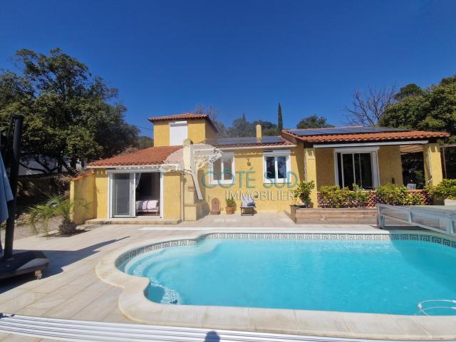 Maison Lorgues 5 pièces 3 chambres avec piscine et garage, d. 105m² Lorgues