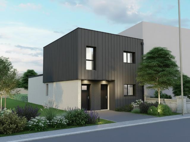 Maison moderne comprenant 4 chambres dont 1 au RDC