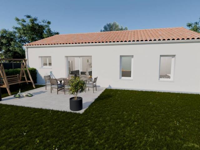 Maison moderne POP 3 Chs 82.0m² à Challans Vivez le confort et la sérénité !