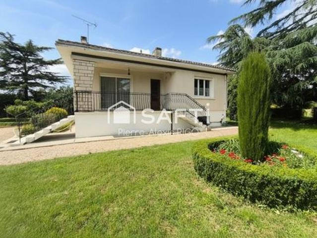 Maison Marmande 107m² avec jardin et grand garage