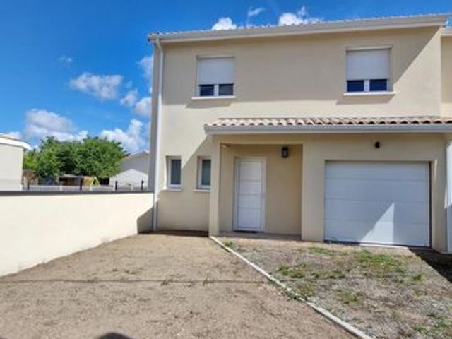 Maison mitoyenne neuve à étage avec belles finitions