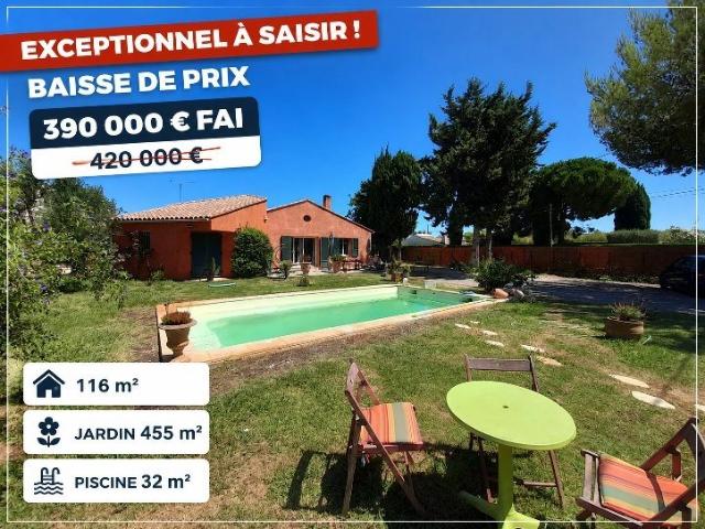 Maison mitoyenne 116m² Arles