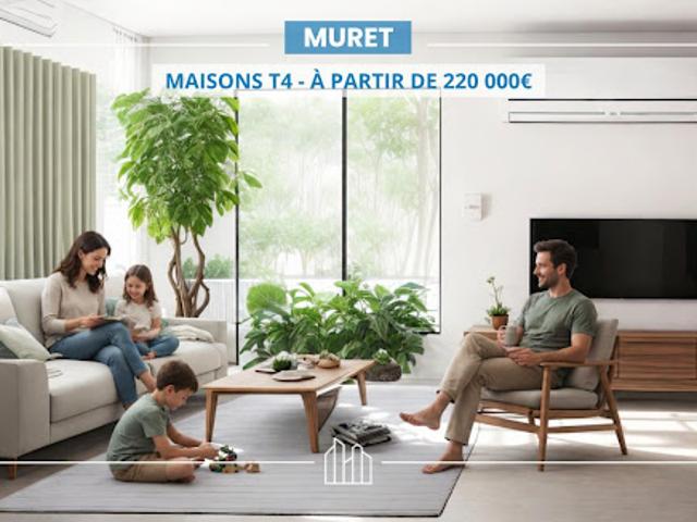 Maison Muret 4 pièces DOMAINE DORET ESPACES VERT