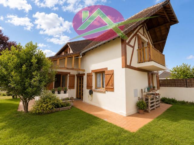Maison normande de 130m2 avec jardin, garage et cave