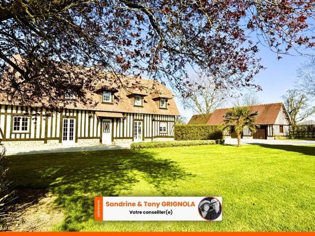 Maison Normande de 148 m² 4 chambres Dépendance et Verge. 148m² Livarot Pays d'Auge