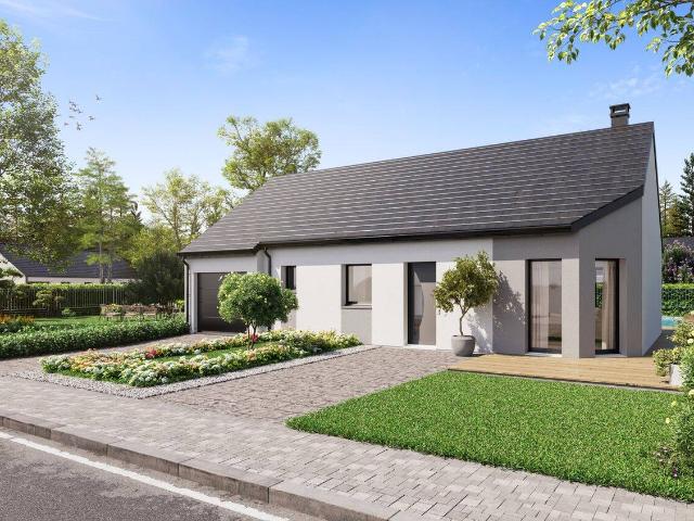 MAISON NEUVE 3 CH + GARAGE + TERRAIN + FRAIS A BEAUVAIS MEME