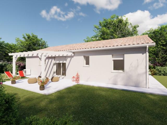 Maison neuve 3 chambres + garage + terrain