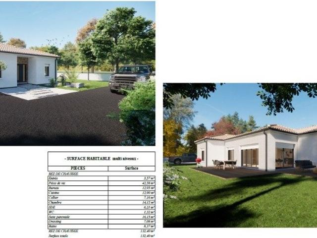 Maison neuve 3 pièces 132 m²
