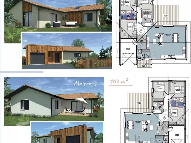 Maison neuve 120m2 plain pied Livraison immédiate