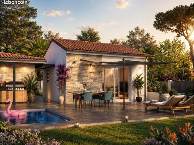 Maison neuve 31 m² avec terrain viabilisé à Gignac 34150 – Idéal premier achat, investissement ou résidence secondaire