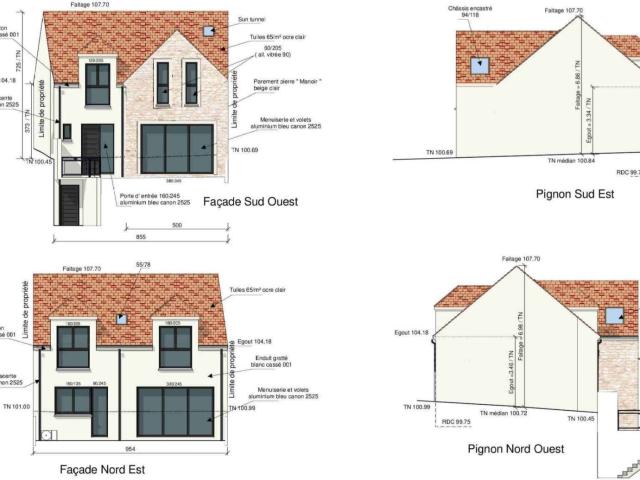 Maison neuve 7 pièces 118 m²