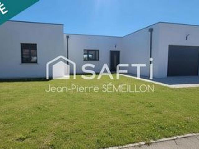 Maison neuve 4 ch avec terrasse et garage à Brax