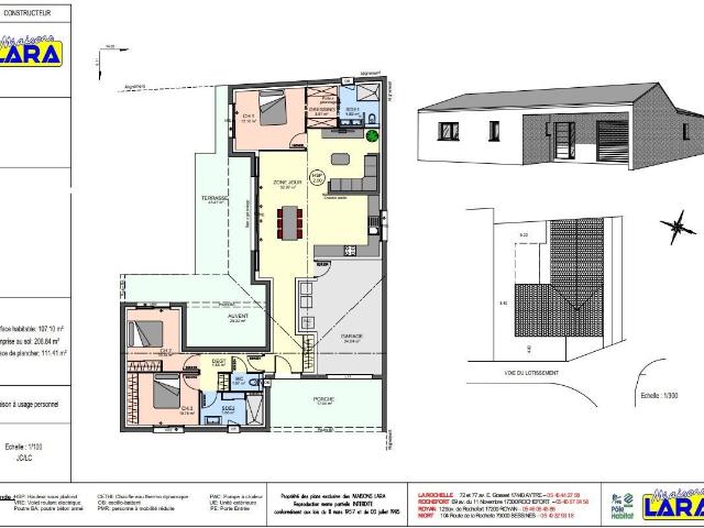 Maison neuve 4 pièces 107 m²