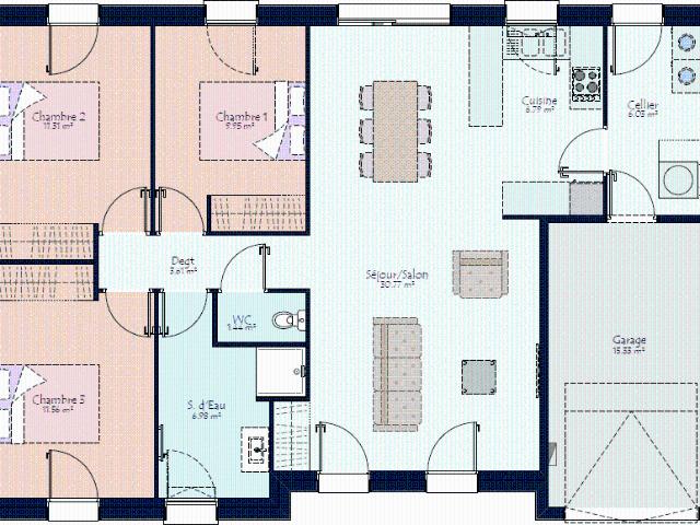 Maison neuve 4 pièces