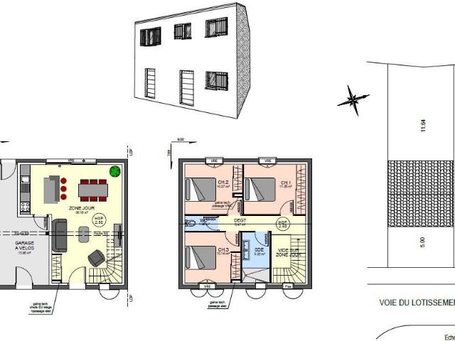 Maison neuve 4 pièces 80 m²