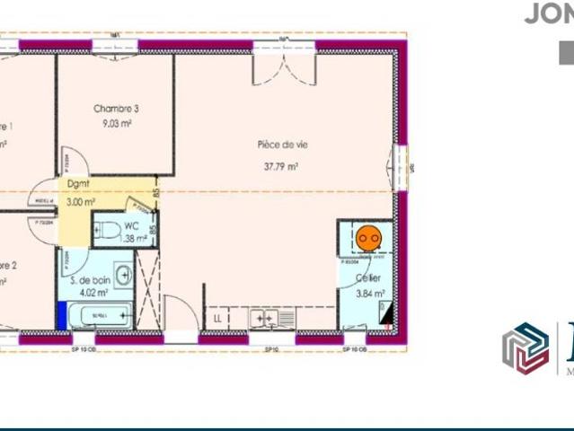 Maison neuve 4 pièces 80 m²