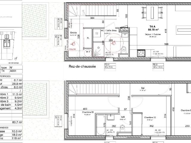 Maison neuve 4 pièces 81 m²