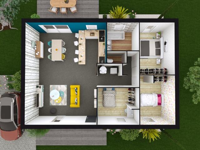Maison neuve 4 pièces 90 m²