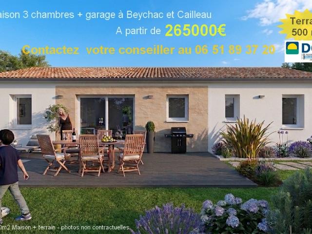 Maison neuve 4 pièces 90 m²