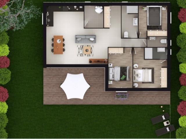 Maison neuve 4 pièces 95 m²