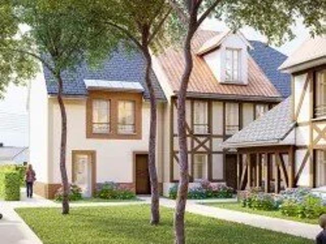 Maison neuve 4 pièces avec 2 jardins