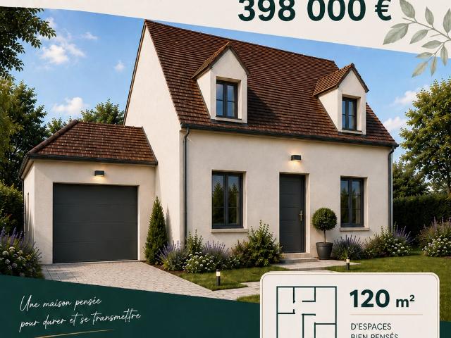 Maison neuve 5 pièces 120 m²