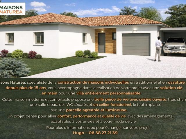 Maison neuve 5 pièces 80 m²