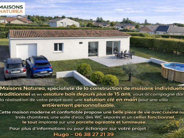 Maison neuve 5 pièces 90 m²