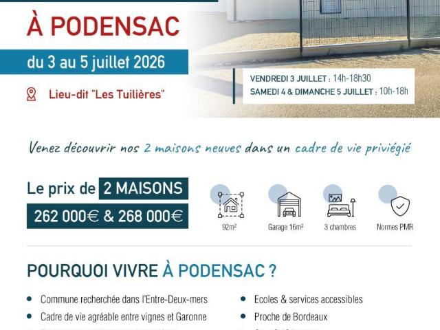 Maison neuve 5 pièces 92 m²