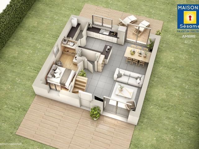 Maison neuve 5 pièces 96 m²